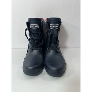 Tommy Hilfiger‎ Womens Rain Boots Size 6 Dark Blue Rubber, Waterproof TWTRINETI